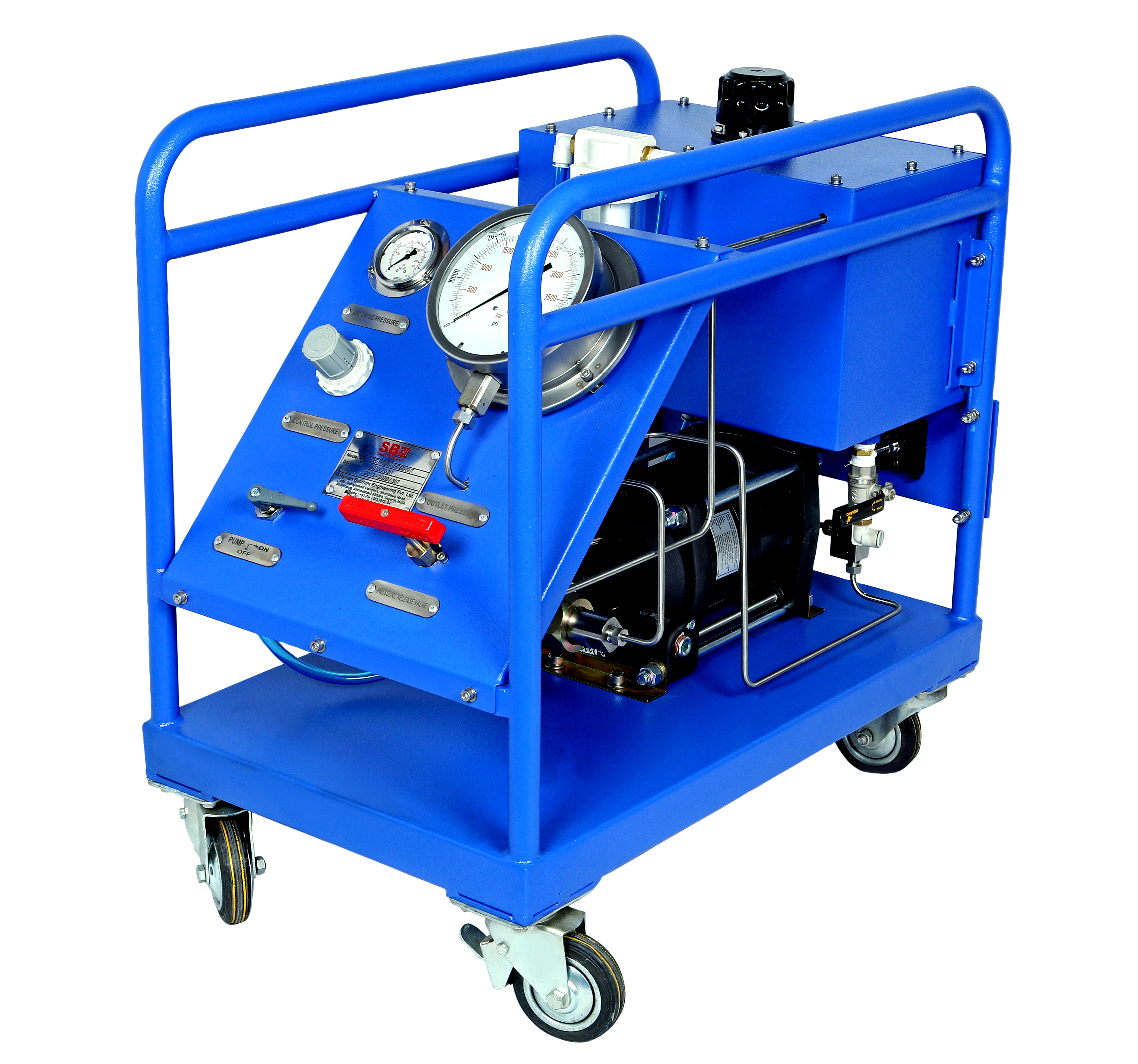 High pressure power pack for pinion removal and bearing unloading