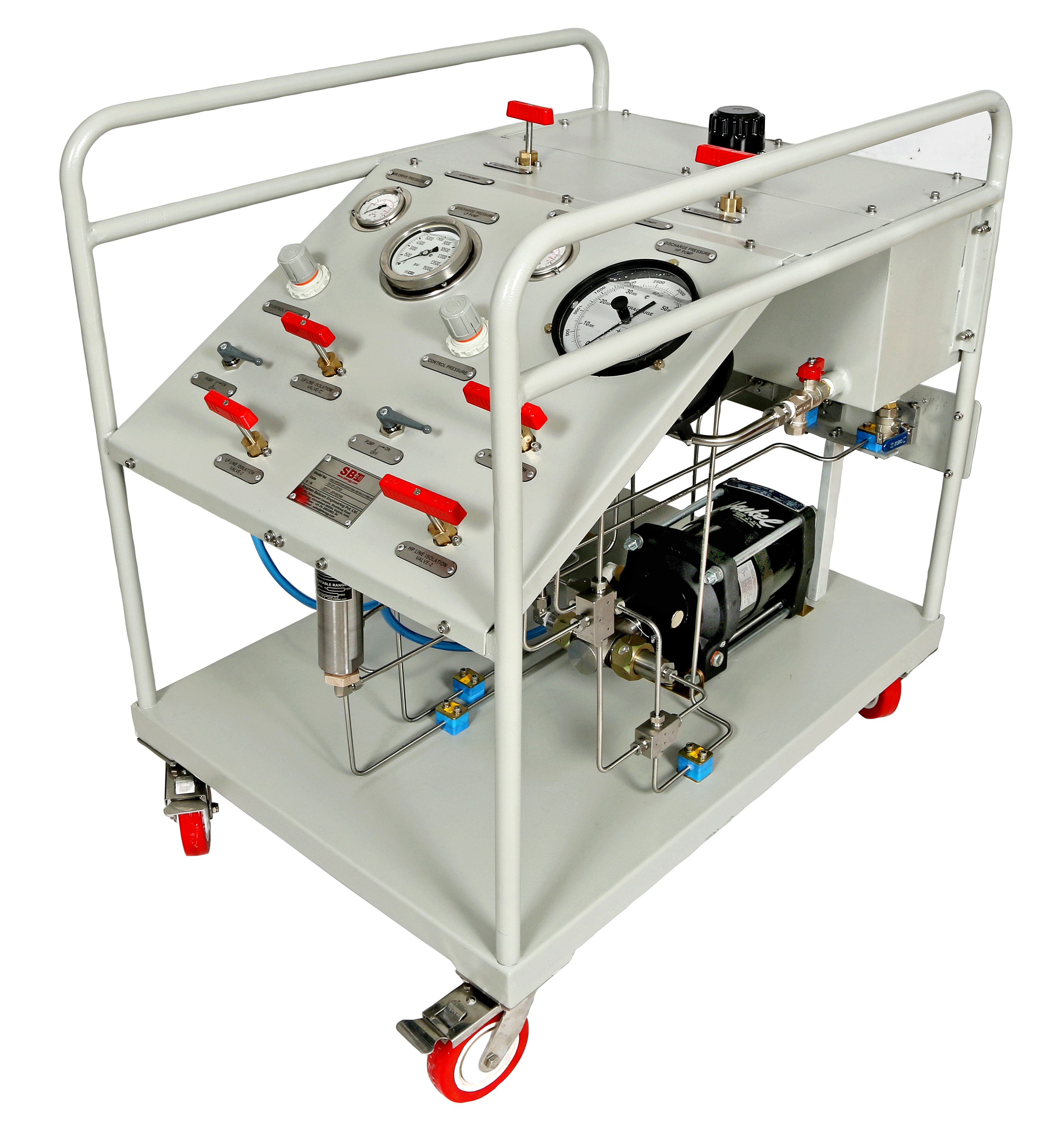 High pressure oil injection power pack for SKF bearing removal